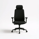 Silla de oficina negra